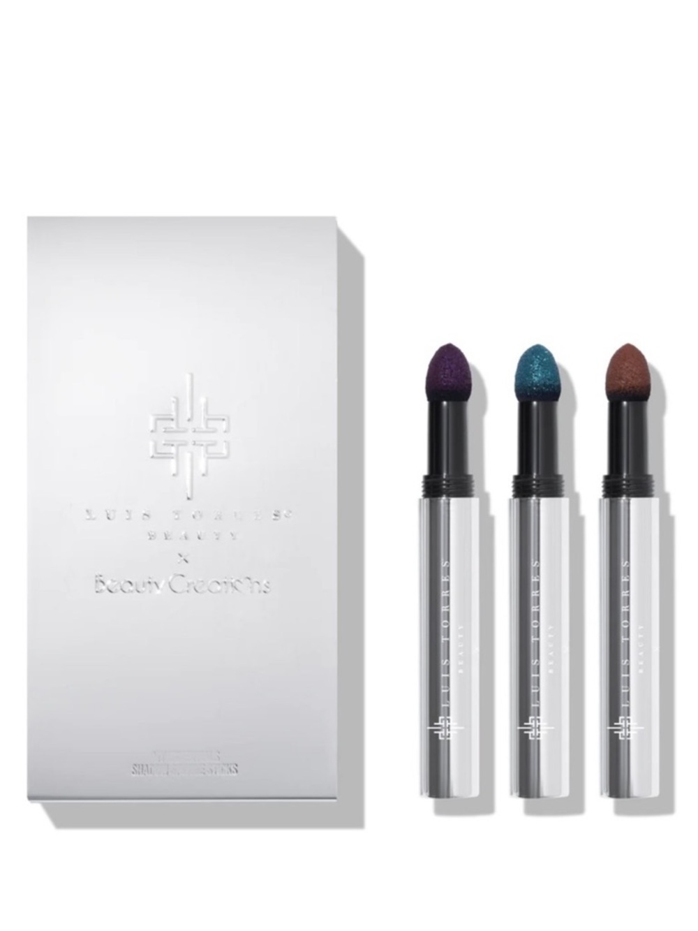 Beauty Creations Trio Eyeshadow Sticks — Purple, Teal, Brown